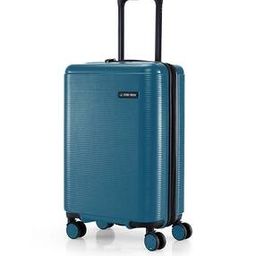 Striped Trolley Bag with Number Lock-image-61