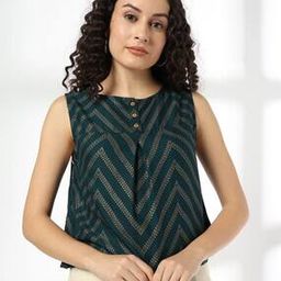 Girls Chevron Print Top-picture-1