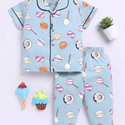 Boy Printed Shirt & Pants Set-image-31
