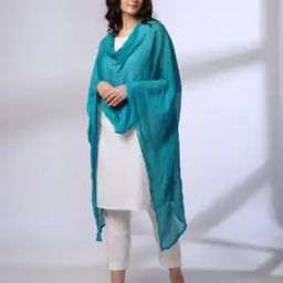 Women Chiffon Dupatta with Tapping Border-35
