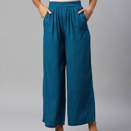 Ankle-Length Palazzos with Elasticated Waistband-picture-27