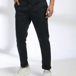 Men Comfort Fit Flat-Front Chinos-image-96