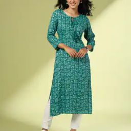 Women Geometric Print Straight Kurta-picture-20