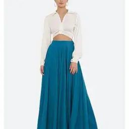 Women Printed Flared Skirt-image-16