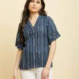 Women Striped Regular Fit Top-53