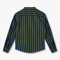 Boys Striped Tailored Fit Shirt-image-7