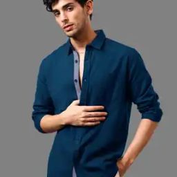 7 threads Men Regular Fit Shirt with Spread Collar -picture-12