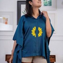 Women Floral Print Kaftan Top-image-33