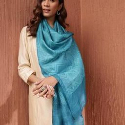 Women Block Print Stole-image-67