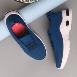 Women Knitted Round-Toe Lace-Up Shoes-image-8