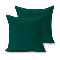 Solid Cream Set of 2 Microfiber Cushion Fillers-image-14