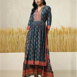 soch Women Floral Print Fit & Flare Dress-picture-8