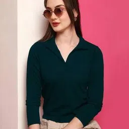 fabflee x ag Women Ribbed Regular Fit Crop Top-picture-40