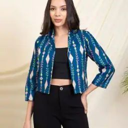 Women Printed Regular Fit Shrug-25