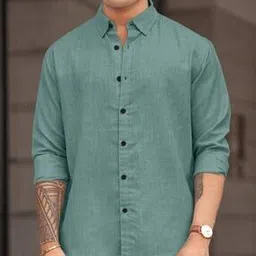 neonomad Men Regular Fit Shirt with Button-Down Collar-picture-34