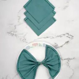 Set of 4 Embroidered Cotton Napkins-27