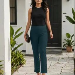 On The Go Straight Pants with Pintuck Design-image-25
