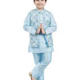 Boys Kurta Pyjama Set-picture-30