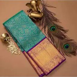 Women Woven Saree with Contrast Border-image-61