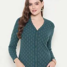 Women Woolen Cardigan-image-4