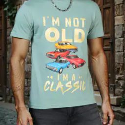 Shein Street Short Sleeves Typographic Print Crew Tshirt-image-1