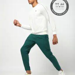 Men Straight Track Pants with Insert Pockets-image-36