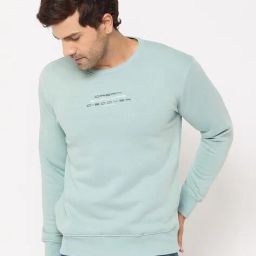 duke Men Typographic Print Regular Fit Sweatshirt image 1
