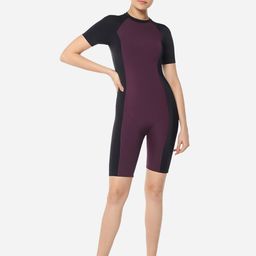 Amante Colourblocked Padded Swimwear Legsuit-image-28