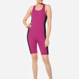 Amante Colourblocked Padded Sleeveless Swim LegSuit-picture-9