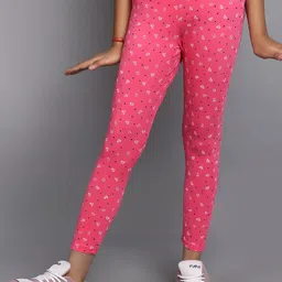 V-Mart Girls Printed Ankle Length Leggings-picture-44