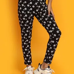 V-Mart Girls Printed Ankle Length Leggings-picture-4
