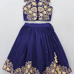 BAESD Girls Embroidered Thread Work Ready to Wear Lehenga & Choli-picture-57