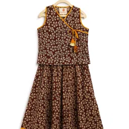 charkhee Girls Printed Ready to Wear Lehenga Choli-picture-14