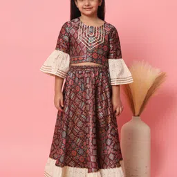Readiprint Fashions Girls Printed Ready to Wear Lehenga  Choli-picture-13