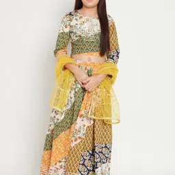 Readiprint Girls Printed Ready to Wear Lehenga Choli-image-70