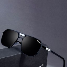 RESIST EYEWEAR Unisex Square Sunglass With UV Protected Lens image 3
