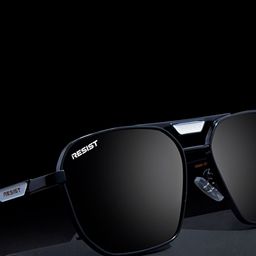 RESIST EYEWEAR Unisex Square Sunglass With UV Protected Lens image 5