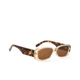 PERKEY Rectangle Brown UV Protected Polarized Stylish Goggles Men Women - PRKY006-C2-picture-13