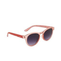 YK Kids Grey Lens & Red Oval Sunglasses with UV Protected Lens YK-J7614-23