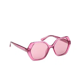 GUESS Women Oversized Sunglasses with UV Protected Lens GUS82925283YSG-36