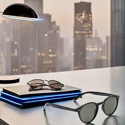 SUNNIES Unisex Oval Sunglasses with UV Protected Lens-12