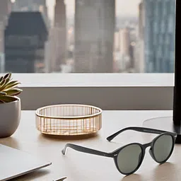 SUNNIES Unisex Round Sunglasses with UV Protected Lens-35