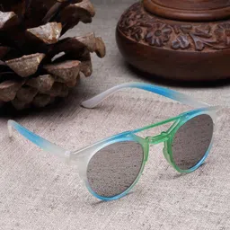 Stoln Unisex Kids Oval Sunglasses with UV Protected Lens 3537-A-20007698-92
