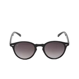 SUNNIES Unisex Round UV Protected Lens Sunglasses SNS-013-C7(C)-Black-Gradient.Violet-3 image 2