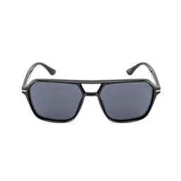 OPIUM Men Grey Lens & Black Square Sunglasses with UV Protected Lens OP-1949-C01-Black image 4