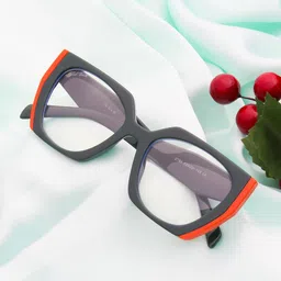 Ted Smith Unisex Clear & Green WayfarerSunglasses UVProtected Lens PASSION2_C12Transparent-10