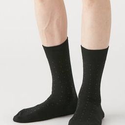 Swiss-Dot Right Angle Business Socks-image-8