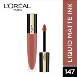 Rouge Signature Matte Liquid Lipstick - 147 I Believe-5