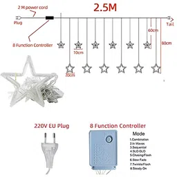 ENORMITY Yellow Star Shape String Lights image 2