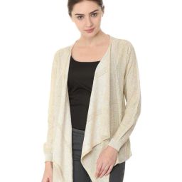 allen solly Textured Open-Front Shrug image 1